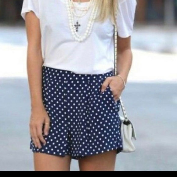 Zara Woman Polka Dot Shorts - Picture 9 of 9